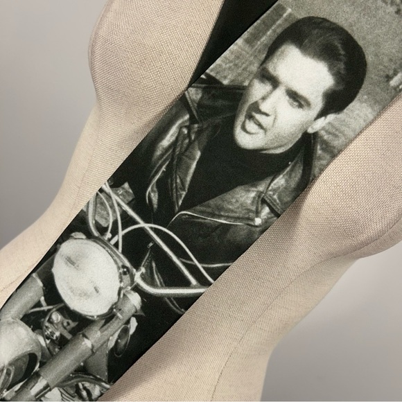 ❤️ Elvis Presley Born to Ride Tie Ralph Marlin 1996 - Picture 3 of 6